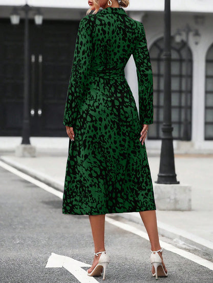 Spring Oversized Print Suit Set