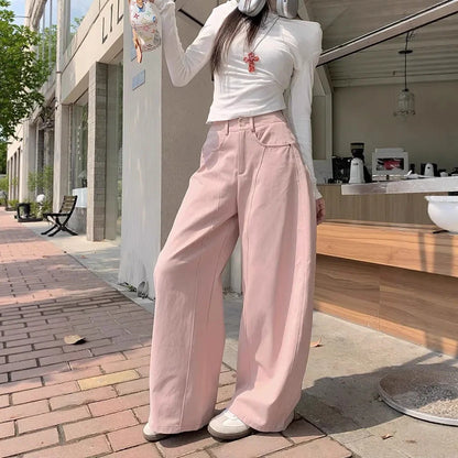 New Style High Waist Casual Pants