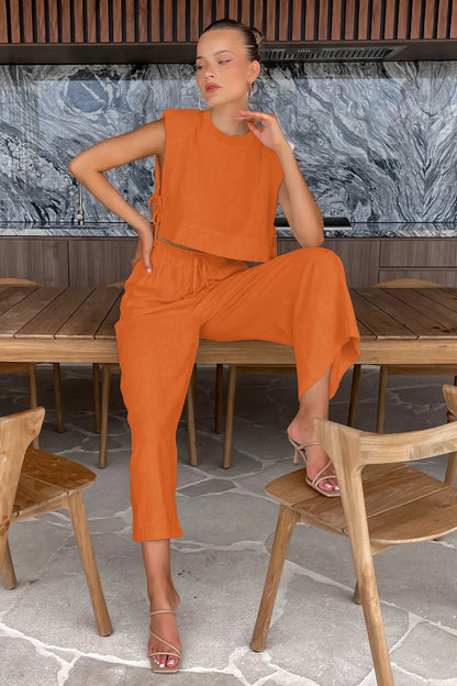 Chic Harmony Wide-Leg Pant Set