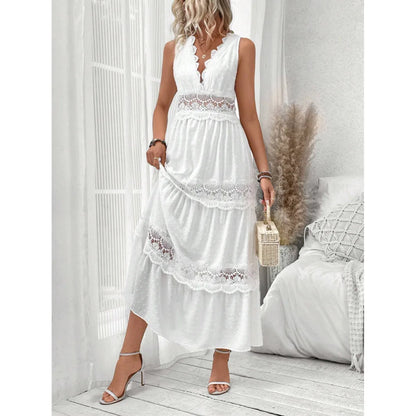 Elegant Lace Bohemian Dress
