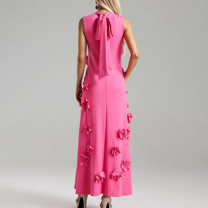 Lace Luxe Patchwork High Waist Dress