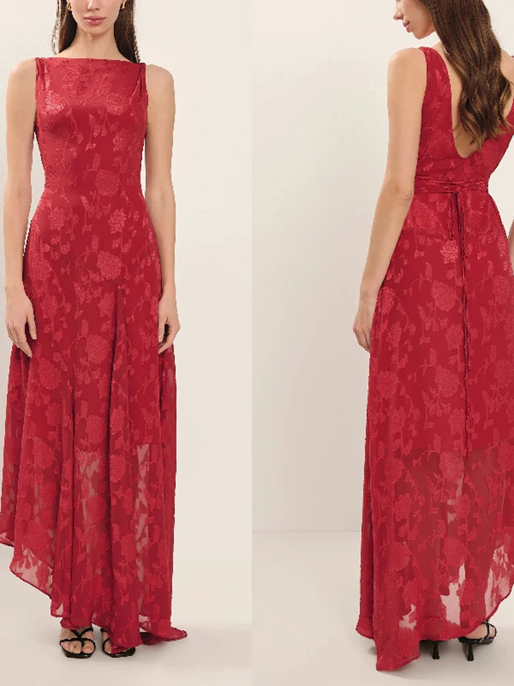 Lace Envy Backless Party Dress