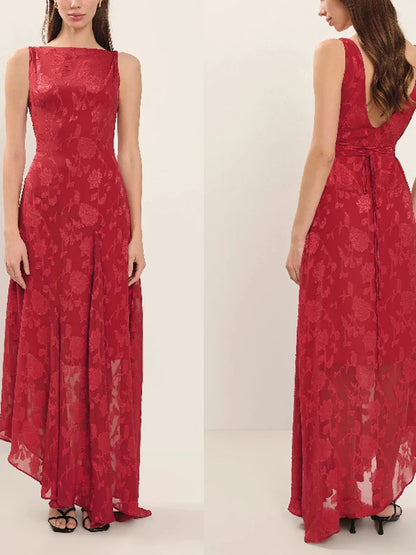 Lace Envy Backless Party Dress
