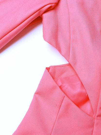 Power Chic Hollow Out Blazer Set