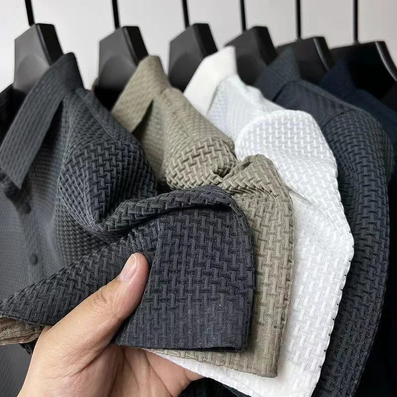 Men's Bone Flower Polo Shirt