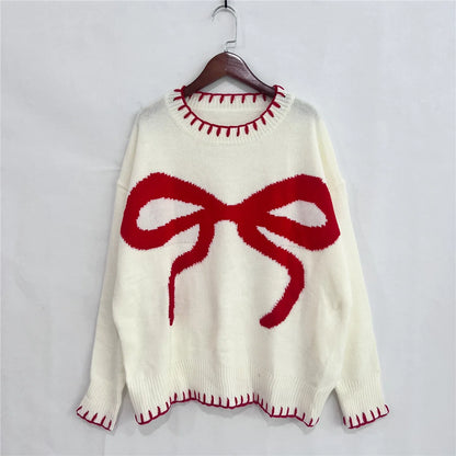 Bloom Bow Knit Pullover
