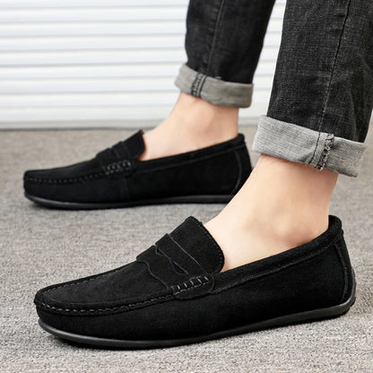 Stylish Suede Driving Loafers