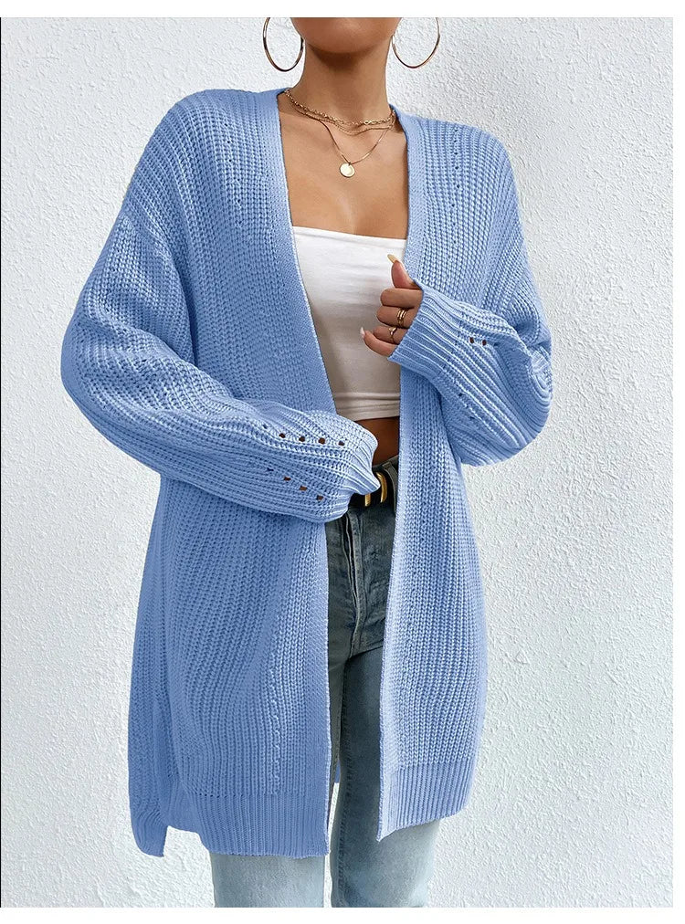 Luxe Ease Long Summer Knit Cardigan