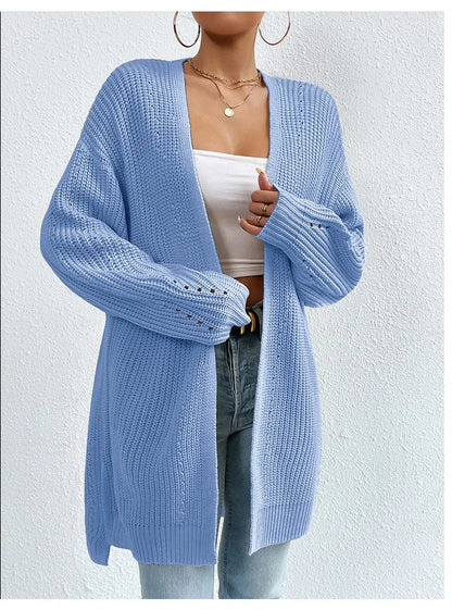 Luxe Ease Long Summer Knit Cardigan