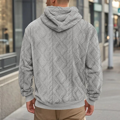 Shadow Weave Luxe Dual Velvet Hoodie