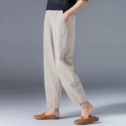 Breezy Ease Cotton Harem Pants