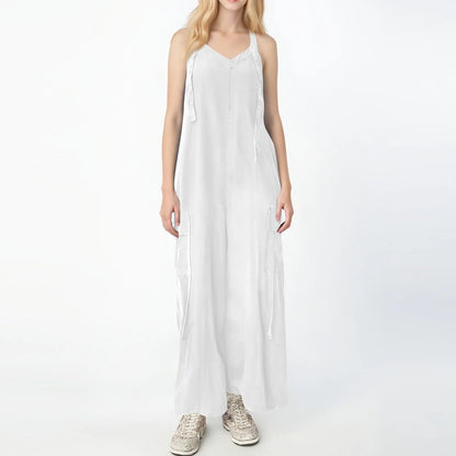 Effortless Charm V-Neck Jumpsuit