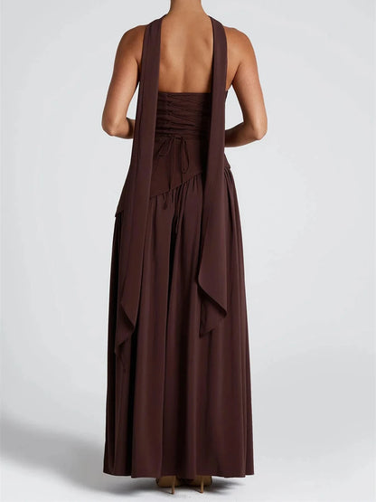 Midnight Charm Strapless Party Dress