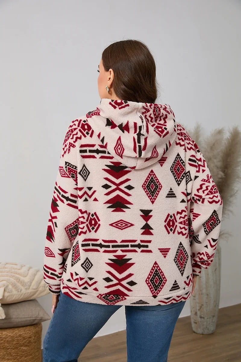 Cozy Hood Oversized Fluffy Hoodie