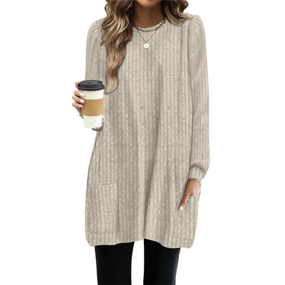 Puff Sleeve Stripe Pullover Blouse