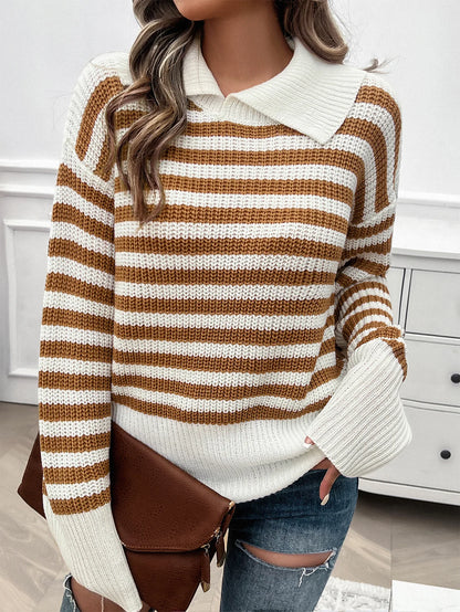 Vintage Stride Striped Sweater
