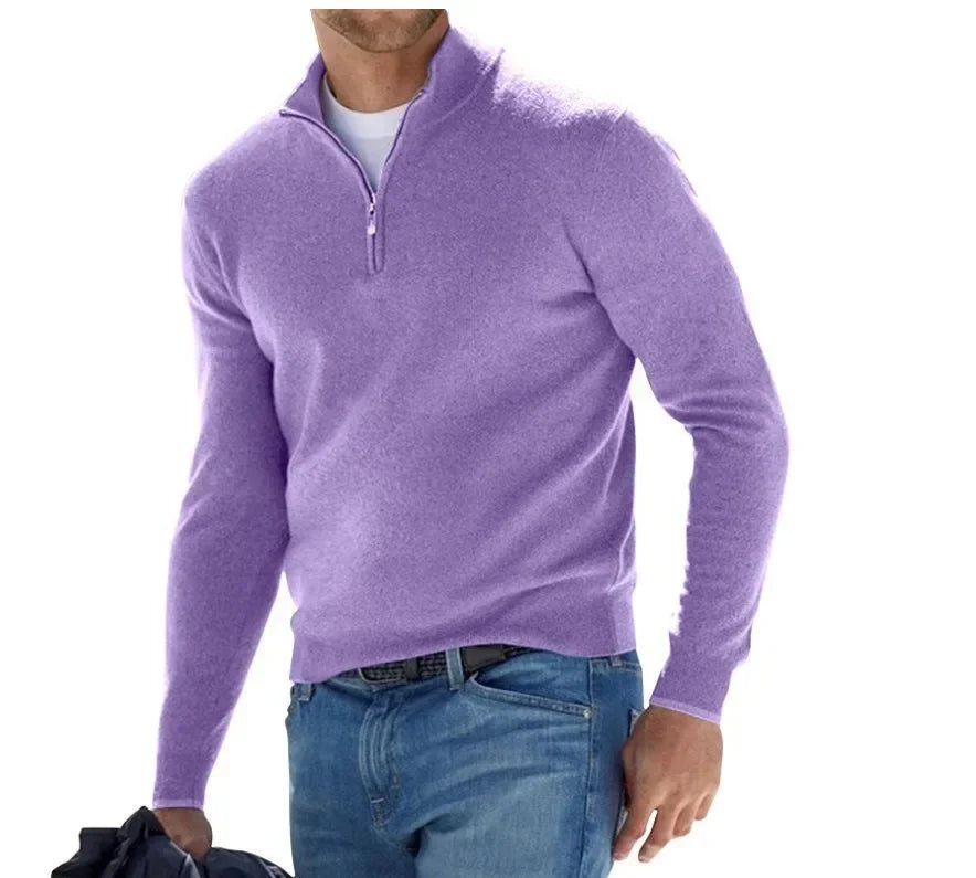ZipVibe Men's Polo Sweater