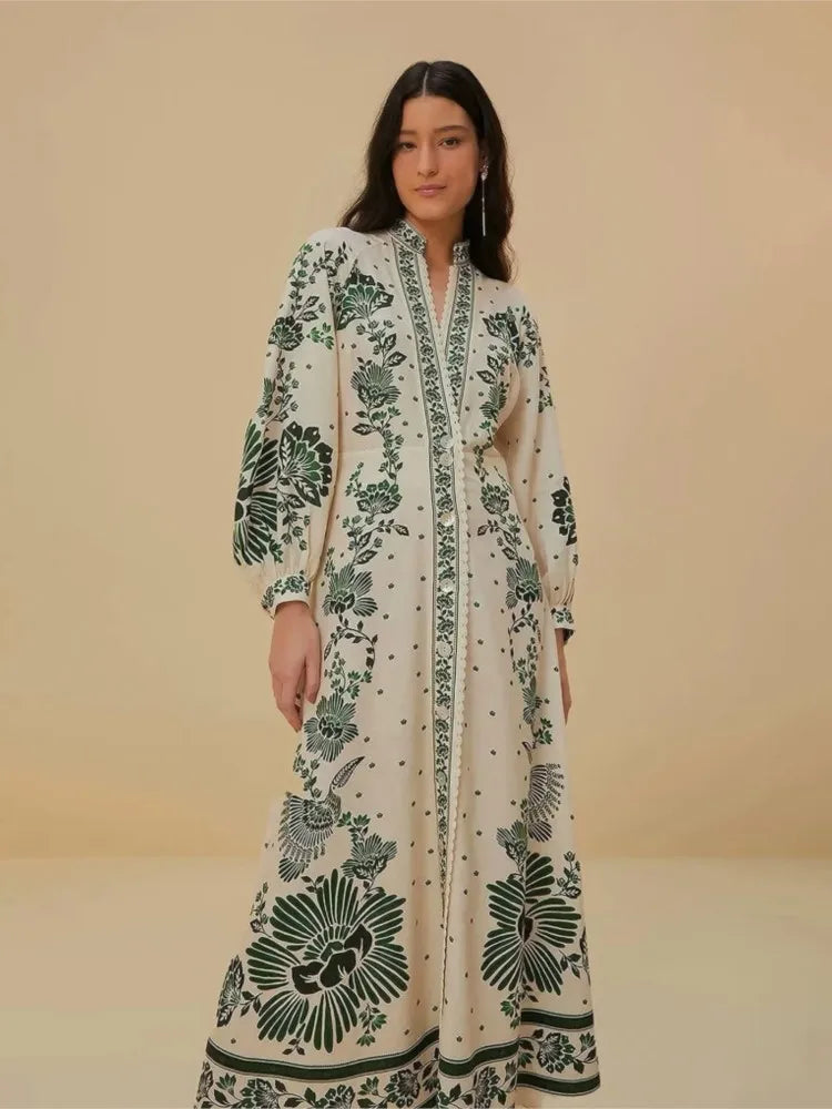 Nature Muse Maxi Dress