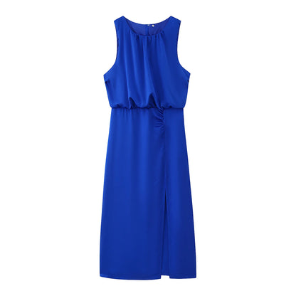 Silk Pleated Dress