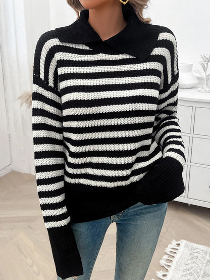 Vintage Stride Striped Sweater