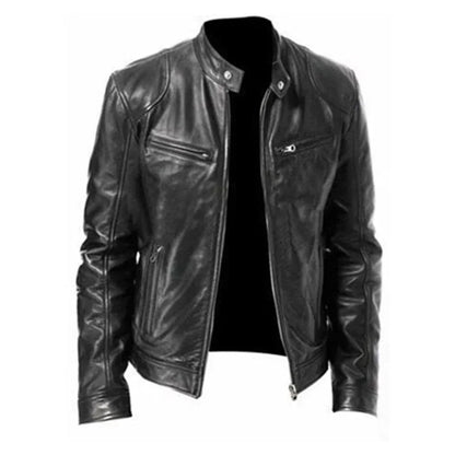 Men's Slim Leather Jacket