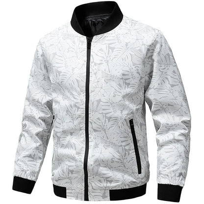 Camouflage Edge Slim Fit Jacket Men