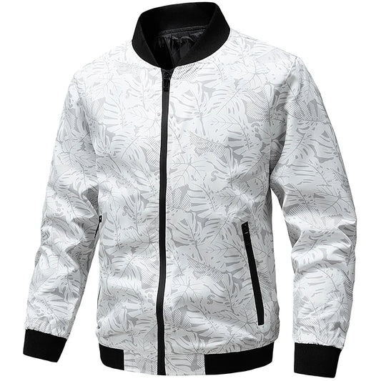 Camouflage Edge Slim Fit Jacket Men