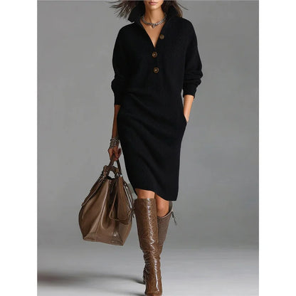 Women’s Mid-Length Button-Up Sweater