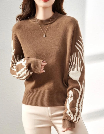 Mono Muse Graphic Knit Pullover