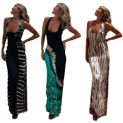 Lace Whisper Printed Spring Dress