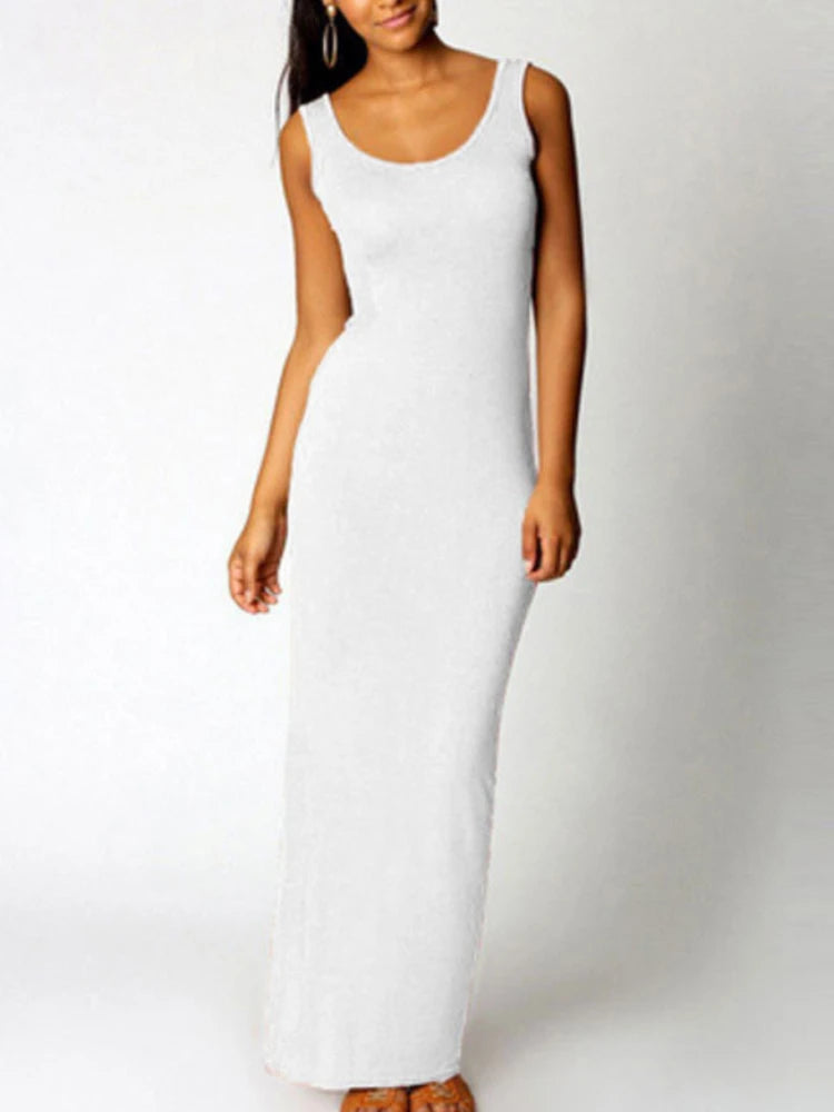 Sleek Essentials Maxi Dress