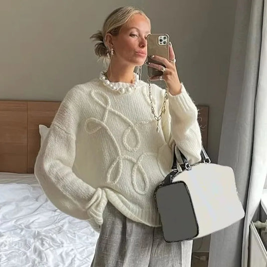 Chic Comfort Solid Knit Sweater