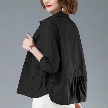 Single-Breasted Casual Jacket