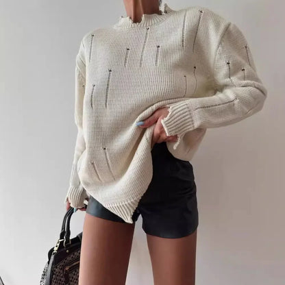 Urban Chic Black Hole Knit Sweater