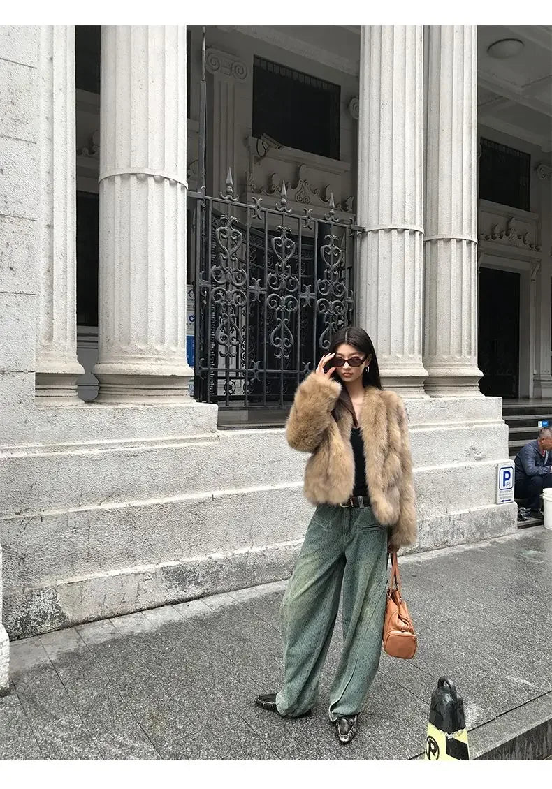 Women’s Short Fur Jacket