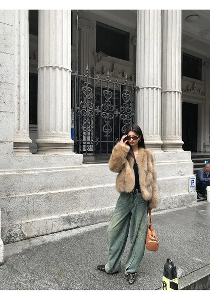 Women’s Short Fur Jacket