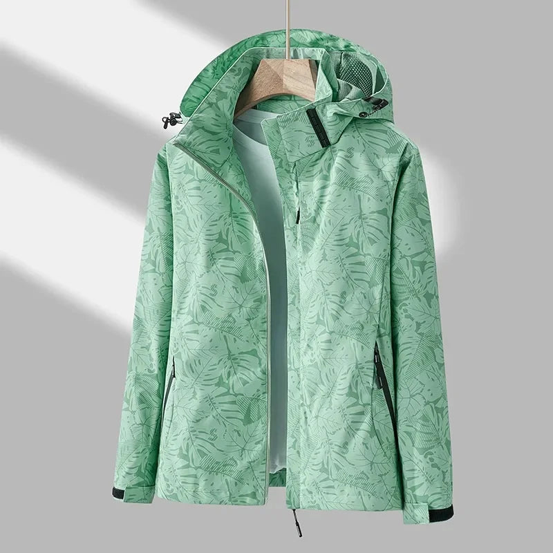 Leaf Breeze Waterproof Hooded Jacket