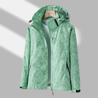 Leaf Breeze Waterproof Hooded Jacket