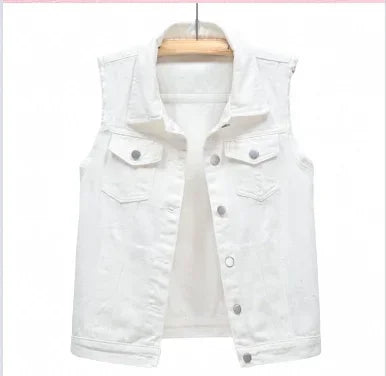 ColorPop Plus Size Denim Vest
