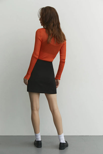 Luxe Sheer Striped Mesh Party Top