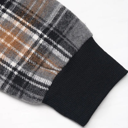 Vintage Plaid Patchwork Pullover