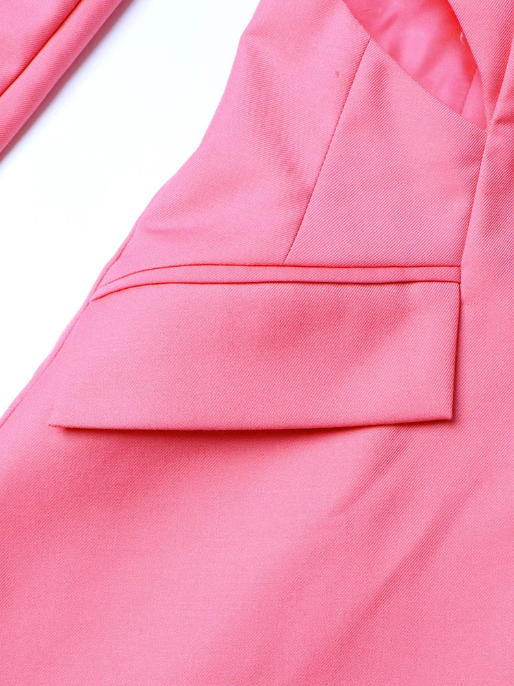 Power Chic Hollow Out Blazer Set