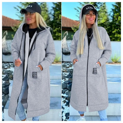 Women’s Casual Hooded Fleece Jacket