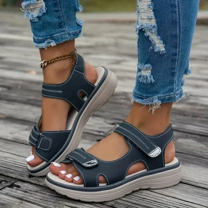 Elegant Sporty Wedge Sandals
