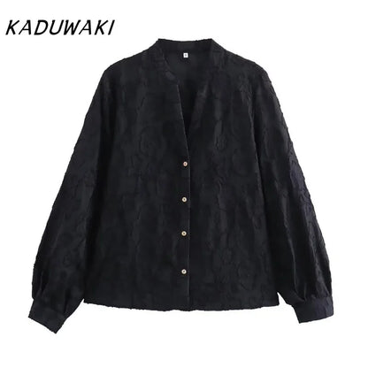 Elegant Floral V-Neck Summer Top