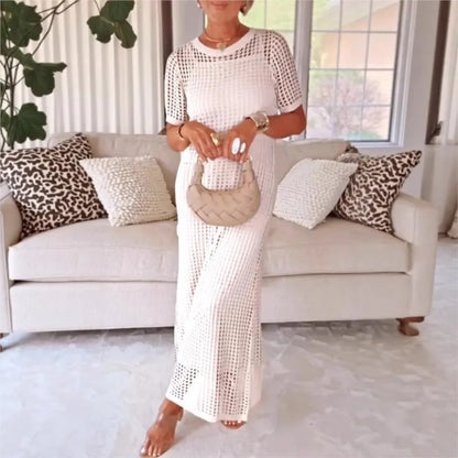 Lace Hollow Out Two-Piece Dress