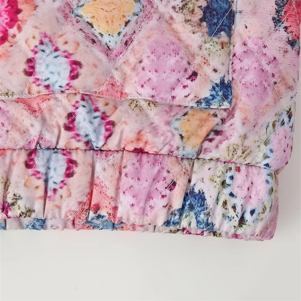 Autumn Breeze Printed Cotton Jacket