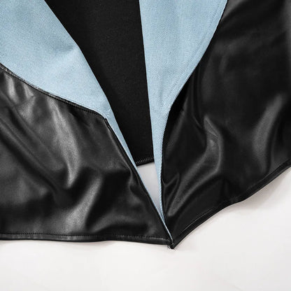 Edge Muse Patchwork Cropped Jacket