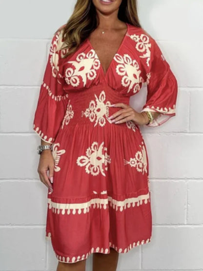 Floral Flare Boho Tunic