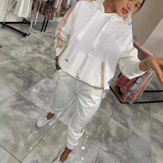 GlimmerFit Sequin Pocket 2-Piece Set